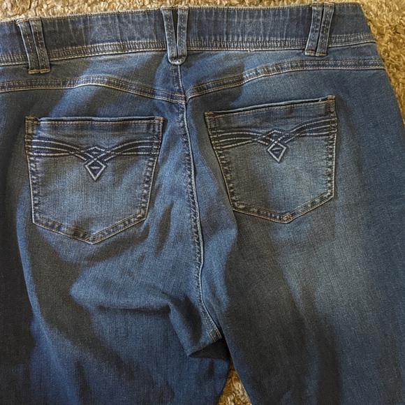 Democracy Flare Jeans in Deep Blue - Picture 3 of 3